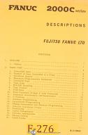 Fanuc-Fanuc 2000C Series, CNC Lathe Control, B-51406E, Descriptions Manual Year (1975)-2000 Series-C-01